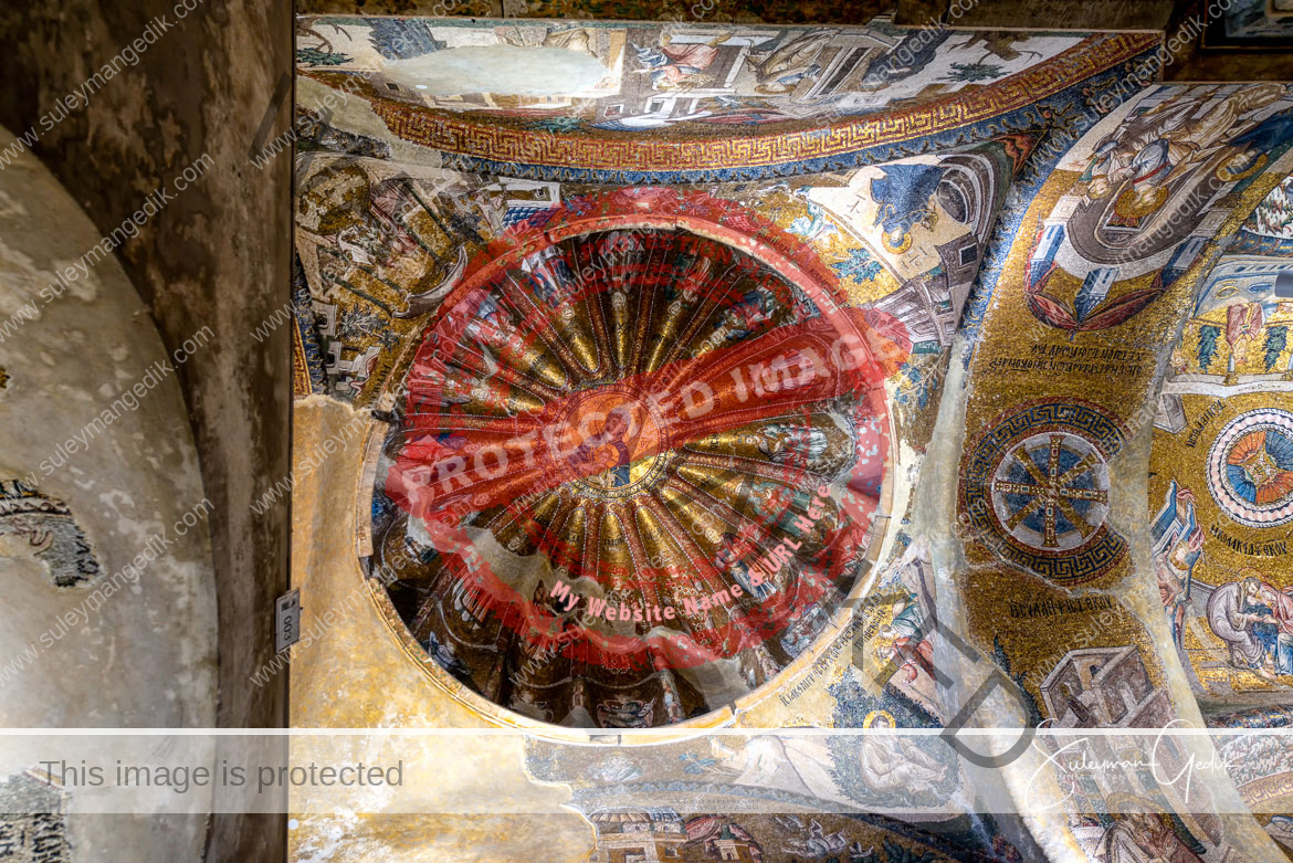 Chora Kariye Istanbul Constantinople Byzantium Church Museum Mosaic Virgin Mary